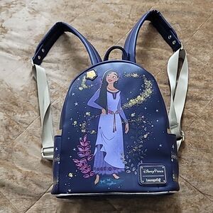 Disney Parks Loungefly Wish Asha and Star Mini Backpack